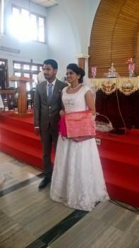 Listin Stephen marries Benitta on Saturday, 22 August.