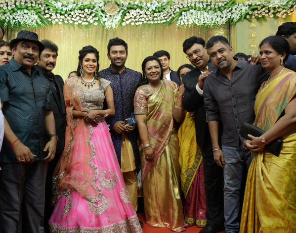 Actor Shanthanu and Keerthi Wedding Reception Pictures. Shanthanu and Keerthi Wedding Reception,Shanthanu and Keerthi Reception,Shanthanu Wedding Reception,Shanthanu and Keerthi,Shanthanu,Keerthi,Shanthanu Reception,Shanthanu marriage Reception,Vijay,Rajinikanth,Vijayakanth
