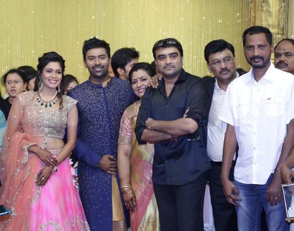 Actor Shanthanu and Keerthi Wedding Reception Pictures. Shanthanu and Keerthi Wedding Reception,Shanthanu and Keerthi Reception,Shanthanu Wedding Reception,Shanthanu and Keerthi,Shanthanu,Keerthi,Shanthanu Reception,Shanthanu marriage Reception,Vijay,Rajinikanth,Vijayakanth
