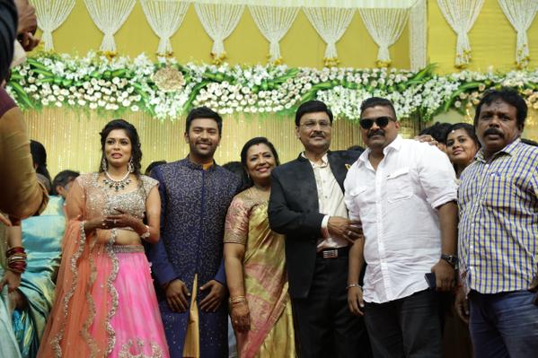 Actor Shanthanu and Keerthi Wedding Reception Pictures. Shanthanu and Keerthi Wedding Reception,Shanthanu and Keerthi Reception,Shanthanu Wedding Reception,Shanthanu and Keerthi,Shanthanu,Keerthi,Shanthanu Reception,Shanthanu marriage Reception,Vijay,Rajinikanth,Vijayakanth