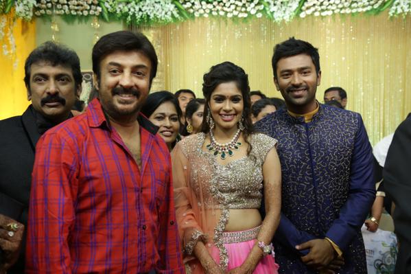 Actor Shanthanu and Keerthi Wedding Reception Pictures. Shanthanu and Keerthi Wedding Reception,Shanthanu and Keerthi Reception,Shanthanu Wedding Reception,Shanthanu and Keerthi,Shanthanu,Keerthi,Shanthanu Reception,Shanthanu marriage Reception,Vijay,Rajinikanth,Vijayakanth