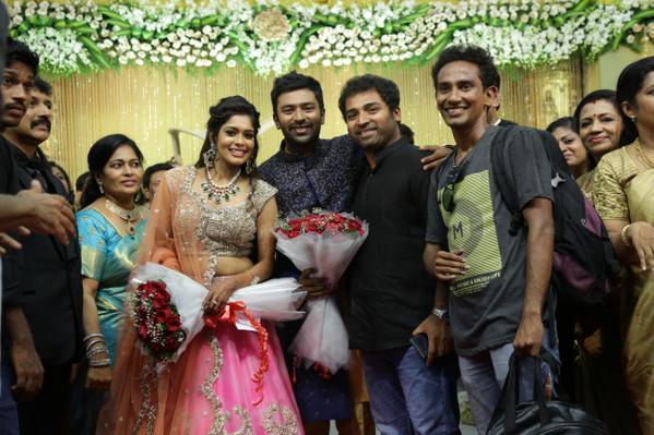 Actor Shanthanu and Keerthi Wedding Reception Pictures. Shanthanu and Keerthi Wedding Reception,Shanthanu and Keerthi Reception,Shanthanu Wedding Reception,Shanthanu and Keerthi,Shanthanu,Keerthi,Shanthanu Reception,Shanthanu marriage Reception,Vijay,Rajinikanth,Vijayakanth
