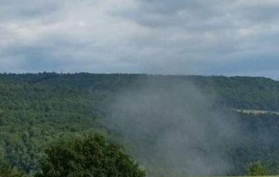 Two planes collided at an air show in Dittingen in Switzerland’s Basel canton. Swiss police said one of the pilots was killed in the incident. The second one was reported to have ejected and parachuted to safety. Switzerland air show,Switzerland plane collide,switzerland planes collide,switzerland air show crash,pilot killed,Dittingen airshow,dittingen,Swiss