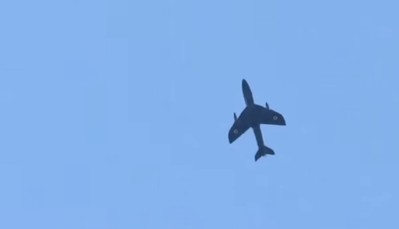 A military jet taking part in the Shoreham Air Show crashed into a busy main road on Saturday, killing 11 people and injuring more than a dozen others.The Hawker Hunter fighter jet crashed near Brighton after the pilot failed to pull out of a loop manoeuvre. Videos and photos of the deadly accident shared on social media shows, the Hawker Hunter fighter jet going in up in the sky, before plummeting speedily into the busy road. A huge fireball is seen erupting through the tress amid plumes of black smoke folowing the crash. Shoreham Air Show plane crash,military jet crashes at air show,airshow,Hawker Hunter fighter jet,images of shoreham airshow crash,British airshow,crash,plane crash,airshow plane crashes