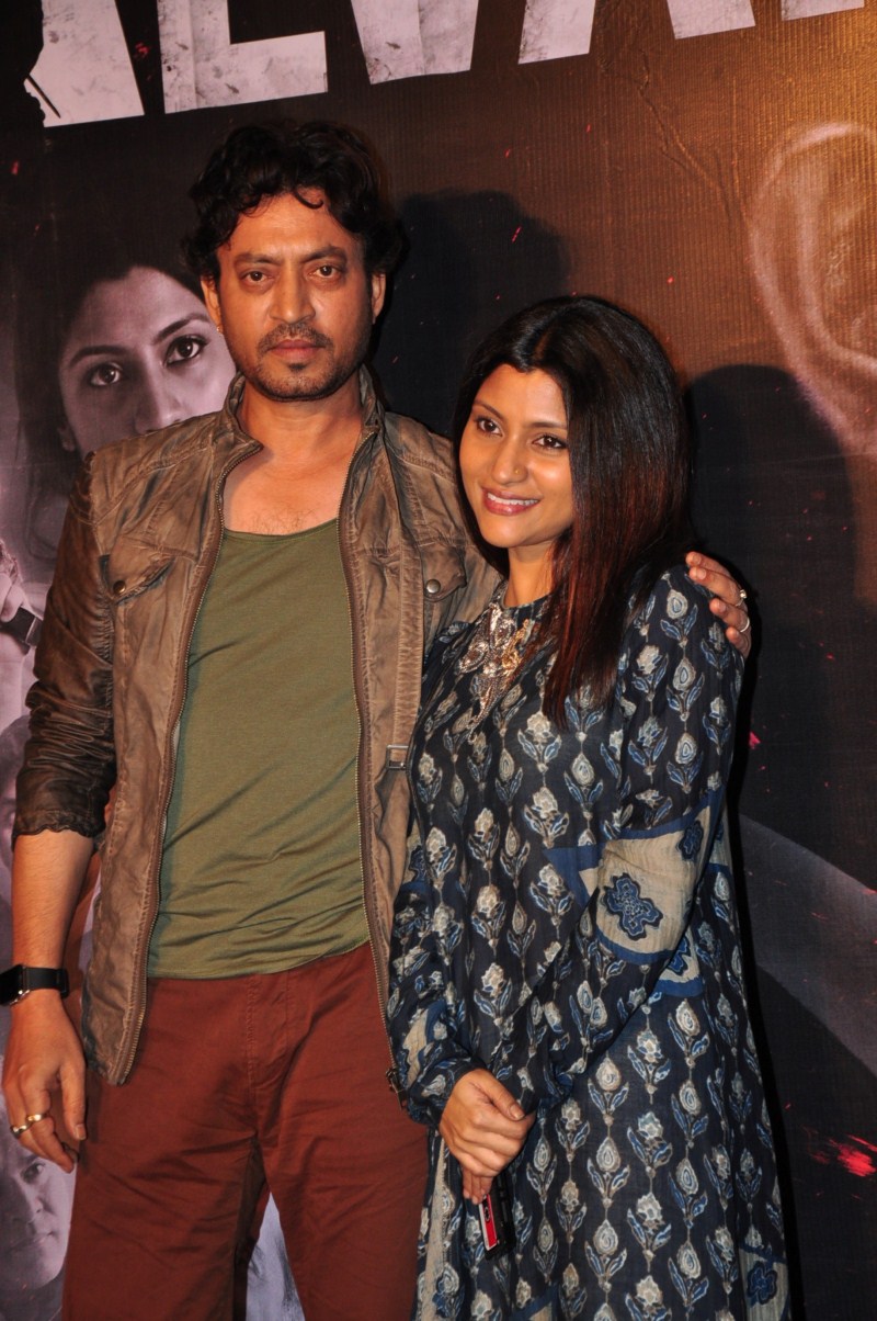 Photos of Bollywood Actor Irrfan Khan and Konkona Sen Sharma at Talvar Trailer Launch. Irrfan Khan,Konkona Sen Sharma,Irrfan Khan at Talvar Trailer Launch,Konkona Sen Sharma at Talvar Trailer Launch,Talvar Trailer Launch,Talvar Trailer Launch pics,Talvar Trailer Launch images,Talvar Trailer Launch photos,Talvar Trailer Launch stills,Talvar