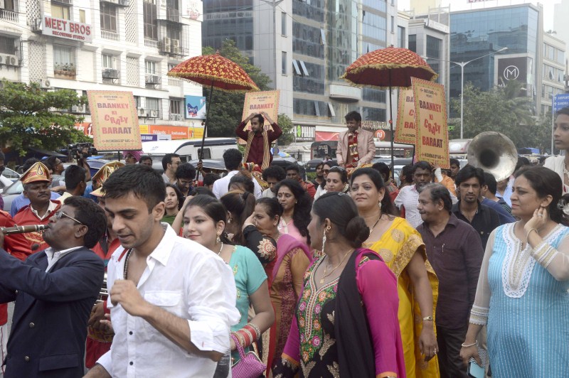 Photos of Satyajeet Dubey and Raajpal Yadav at Baankey Ki Crazy Baraat Movie Promotion. Satyajeet Dubey,Raajpal Yadav,Baankey Ki Crazy Baraat Movie Promotion,Baankey Ki Crazy Baraat,Baankey Ki Crazy Baraat Movie Promotion pics,Baankey Ki Crazy Baraat Movie Promotion images,Baankey Ki Crazy Baraat Movie Promotion photos,Baankey Ki Crazy Baraa