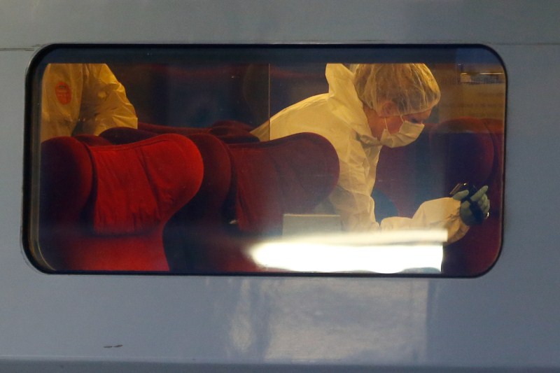 French President Francois Hollande will award France's highest honour, the Legion d'honneur, to three US citizens and a Briton who helped disarm a machine gun-toting attacker on a train last week. Gunman foiled on France Train,France train shooting,France train attack,Gunman,Francois Hollande