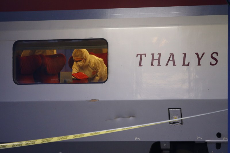 French President Francois Hollande will award France's highest honour, the Legion d'honneur, to three US citizens and a Briton who helped disarm a machine gun-toting attacker on a train last week. Gunman foiled on France Train,France train shooting,France train attack,Gunman,Francois Hollande