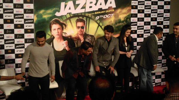 Photos of Jazbaa Trailer Launch. Jazbaa Trailer,Jazbaa Trailer Launch,Jazbaa,Aishwarya Rai Bachchan,Aishwarya Rai,Irrfan Khan,Jazbaa Trailer Launch pics,Jazbaa Trailer Launch images,Jazbaa Trailer Launch photos,Jazbaa Trailer Launch pictures,Jazbaa Trailer stills,bollywood movie Jazbaa
