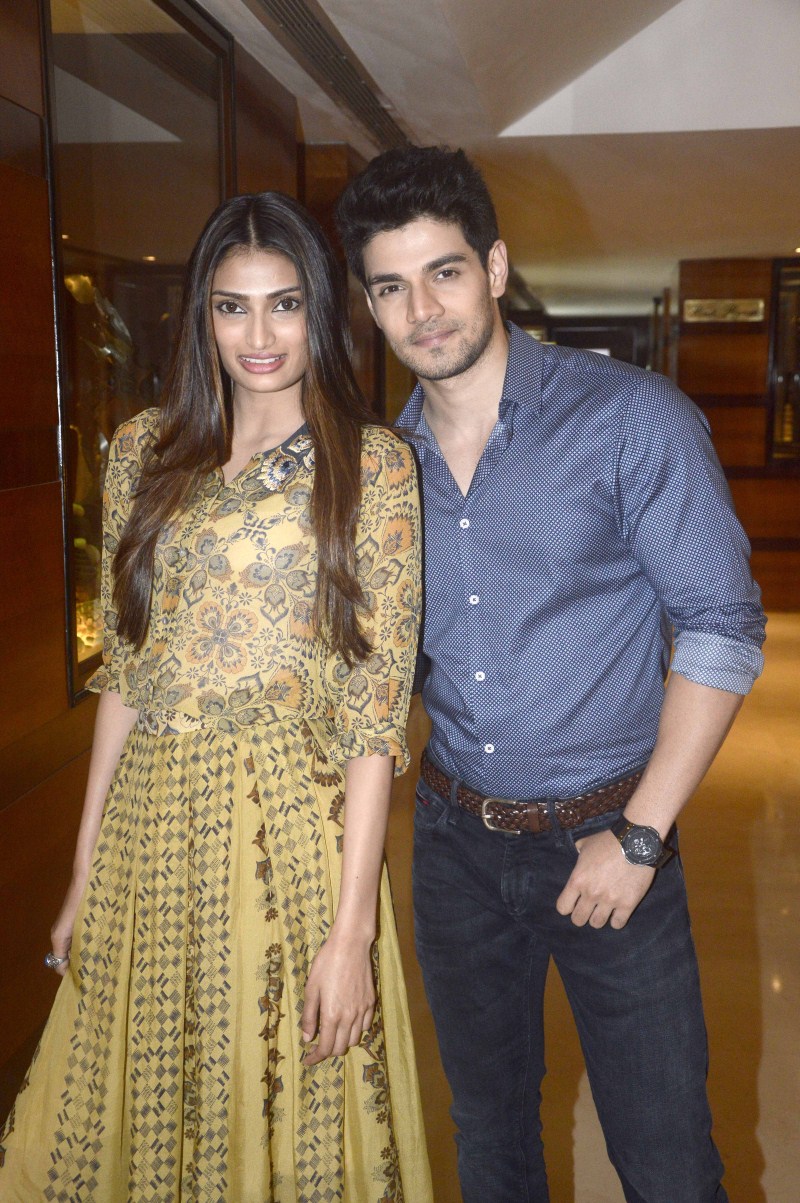 Photos of Suraj Pancholi and Athiya Shetty promote Hero Movie. Suraj Pancholi,Athiya Shetty,hero,hero movie promotion,Suraj Pancholi promotes Hero Movie,Athiya Shetty promotes Hero Movie