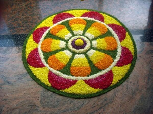 Best Onam Pookalam Designs - Photos,Images,Gallery - 28363