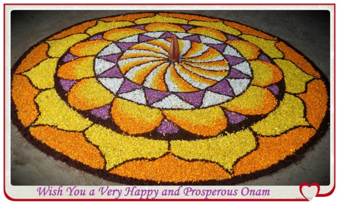 The harvest festival Onam is celebrated on the month of Chingam. Onam,onam 2015,onapookalam,onam pookalam designs,pookalam designs,best pookalam designs,simple pookalam designs,latest pookalam designs