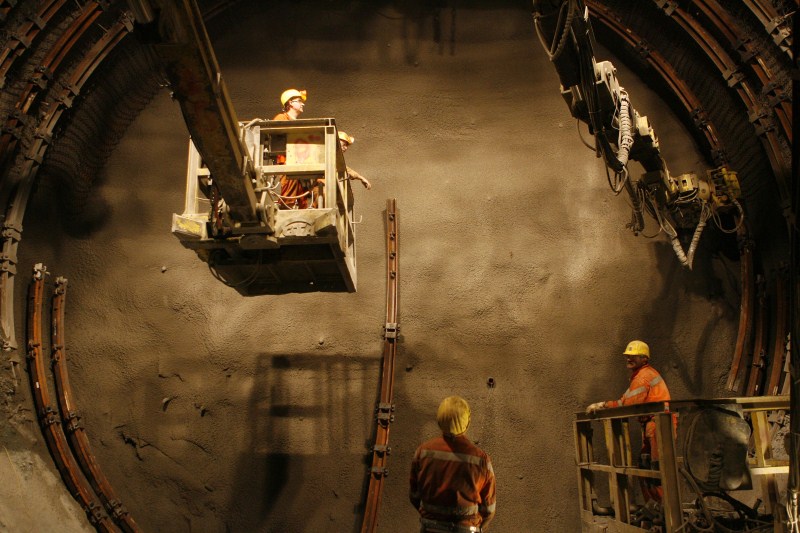 Progress on the NEAT Gotthard Base Tunnel, the world's longest train tunnel, that will allow for crossing the Alps at the end of 2016. World's longest tunnel,World's longest tunnel under Swiss Alps,tunnel under Swiss Alps,Tunnel through the Alps,Gotthard Base Tunnel,World's Longest Tunnel Drilled Under Swiss Alps,tunnel,longest tunnel