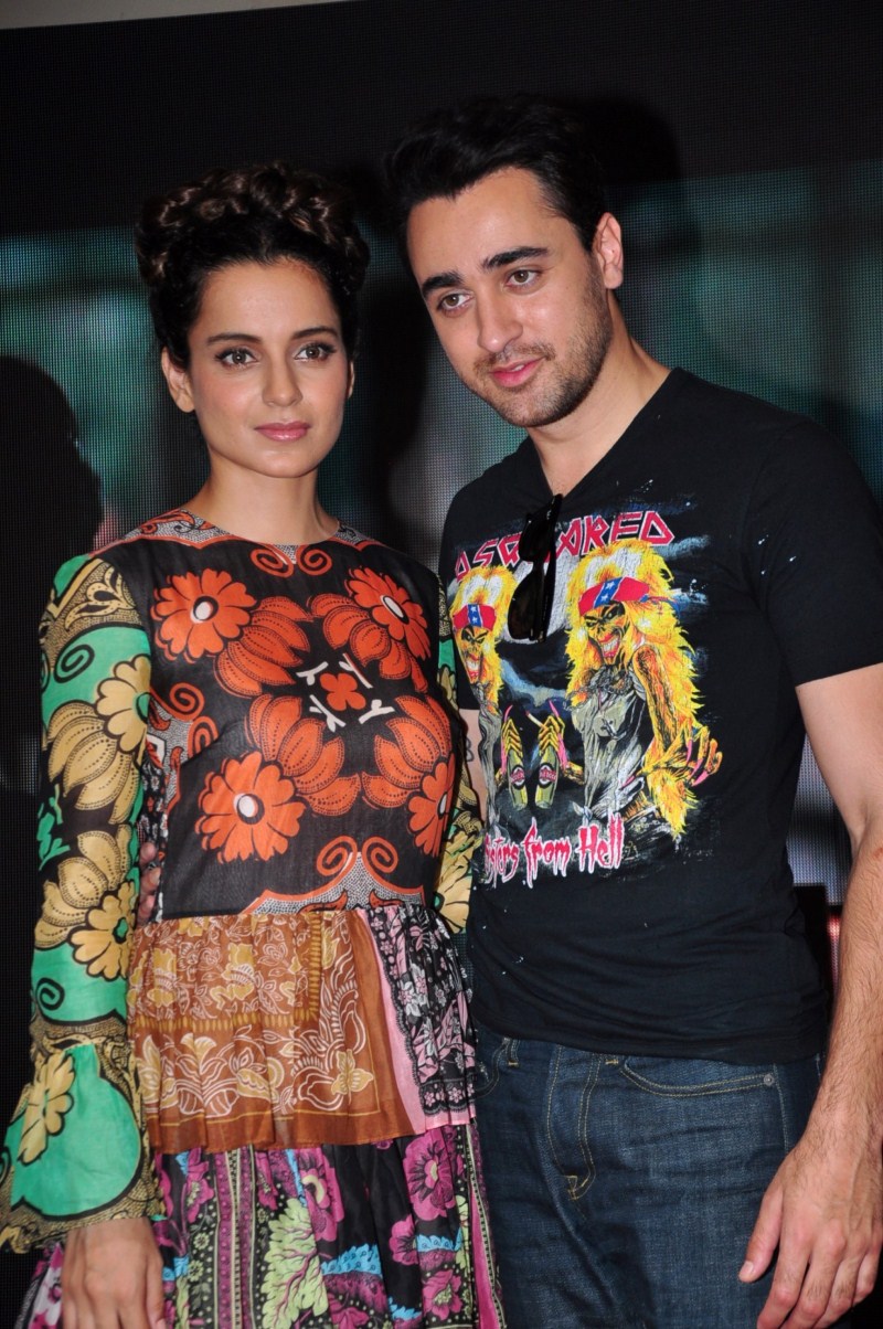 Photos of Bollywood Actor Imran Khan and Kangana Ranaut promote 'Katti Batti' at MMK College Kangana Ranaut,Imran Khan,Katti Batti,Katti Batti movie promotion,Katti Batti movie promotion at MMK College,Imran and Kangna