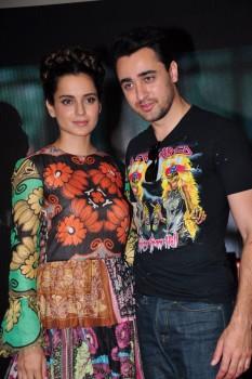 Photos of Bollywood Actor Imran Khan and Kangana Ranaut promote 'Katti Batti' at MMK College