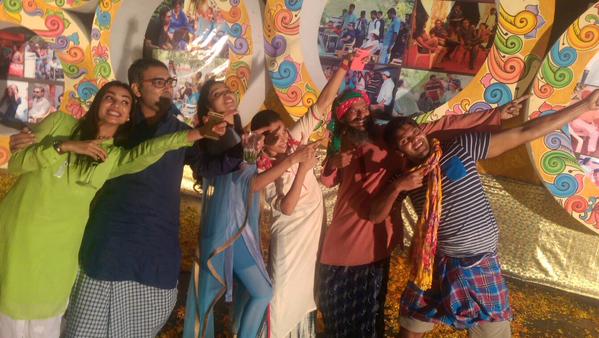 Photos of Lungi Party for Arya and Anushka Shetty. Arya,Anushka Shetty,Lungi Party,Size Zero,Inji Iduppazhagi,Arya and Anushka Shetty