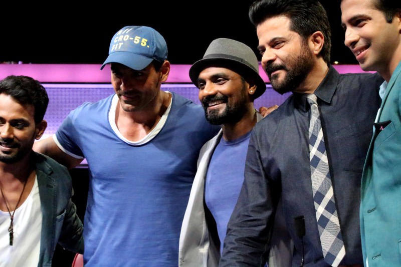 Photos of Bollywood Actor Anil Kapoor, John Abraham promote Welcome Back on the set of dance . Anil Kapoor,John Abraham,Welcome Back,Welcome Back movie promotion,Welcome Back movie promotion on dance,bollywood movie Welcome Back,Welcome Back movie promotion pics,Welcome Back movie promotion images,Welcome Back movie promotion photos,Welcome Back m