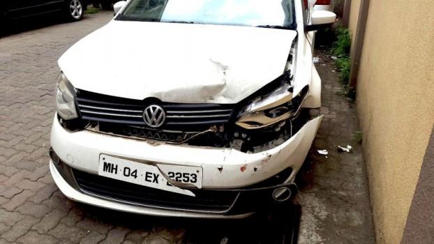 South actress Tanisha Singh met with a accident near Dahisar check naka.