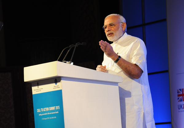 Photos of PM Modi address at the Global 'Call to Action' Summit 2015. PM Modi,modi,Call to Action,Global 'Call to Action' Summit 2015,Global Summit 2015,Global Summit,Narendra Modi
