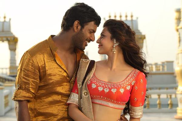 Actor Vishal and Actress Kajal Agarwal stills from Paayum Puli Movie. Vishal,Kajal Agarwal,Vishal and Kajal Agarwal,Paayum Puli,Paayum Puli Movie stills,Paayum Puli Movie pics,Paayum Puli Movie images,Paayum Puli Movie photos,Paayum Puli Movie pictures