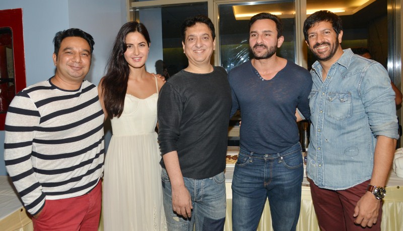 Bollywood Actor Saif Ali Khan, Ranbir Kapoor and Actress Katrina Kaif and at Phantom Special Screening. Saif Ali Khan,Katrina Kaif,Ranbir Kapoor,Phantom Special Screening,Phantom,Saif Ali Khan at Phantom Special Screening,Katrina Kaif at Phantom Special Screening,Ranbir Kapoor at Phantom Special Screening,Phantom Special Screening pics,Phantom Special Scree