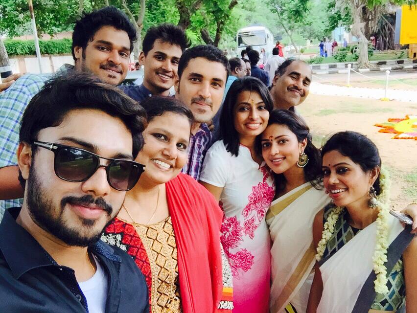 Amala Paul celebrated Onam 2015 with her friends and family. Amala paul,amala paul onam,amala paul onam celebrations,amala paul onam 2015