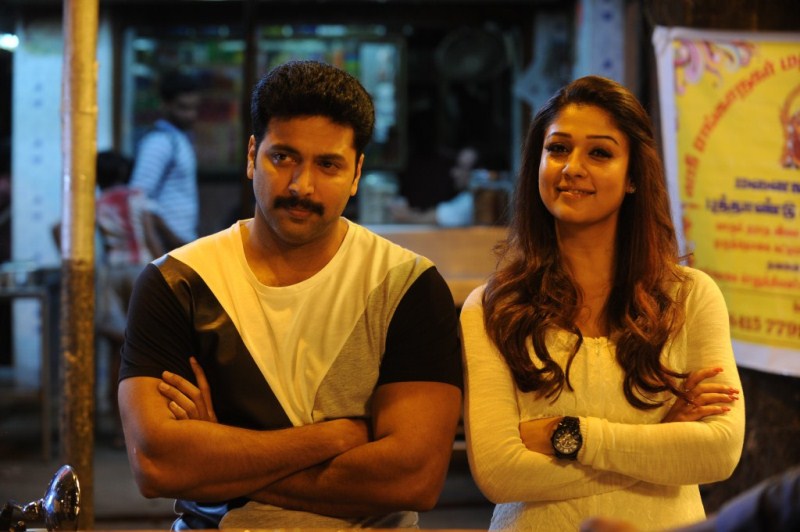 Photos of South Indian Actor Jayam Ravi and Actress Nayantara stills from Thani Oruvan Movie. Jayam Ravi,Nayantara,Jayam Ravi and Nayantara,Thani Oruvan,Thani Oruvan Movie stills,Thani Oruvan Movie pics,Thani Oruvan Movie images,Thani Oruvan Movie pictures