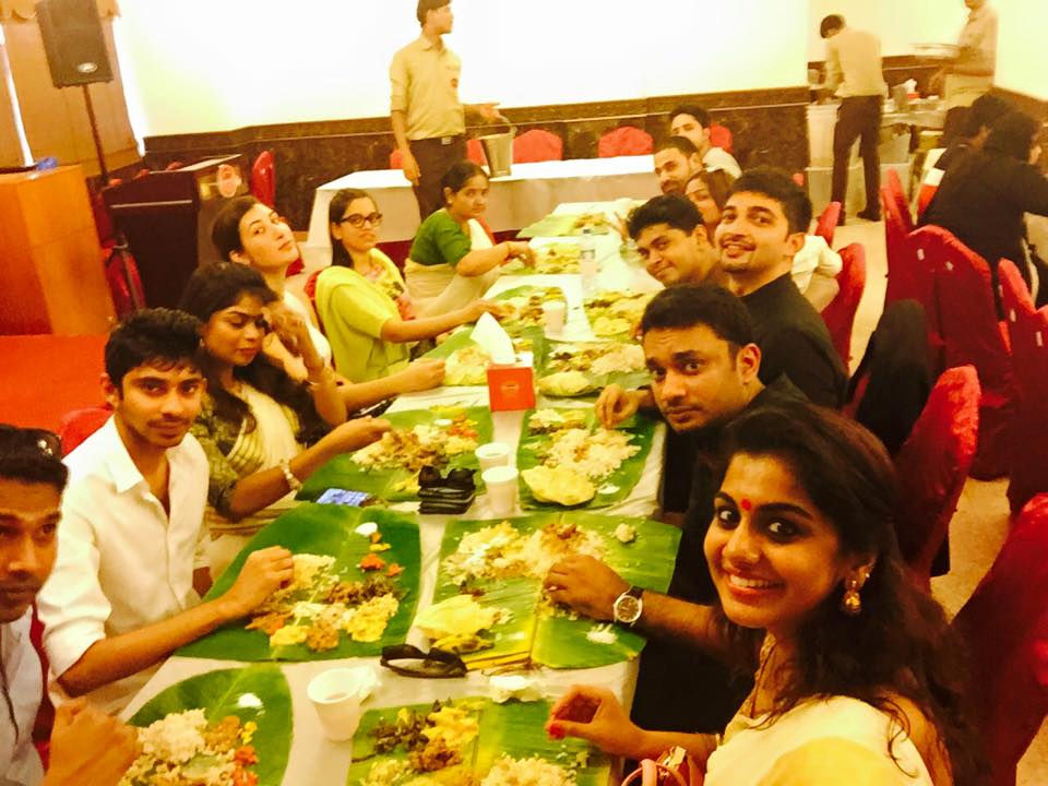 South Indian actress Meera Nandan celebrated Onam in Dubai. Meera nandan,meera nandan onam,meera nandan radio jockey,RJ meera nandan,meera nandan in dubai,onam 2015,celebrities onam celebrations
