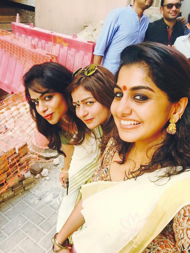 South Indian actress Meera Nandan celebrated Onam in Dubai. Meera nandan,meera nandan onam,meera nandan radio jockey,RJ meera nandan,meera nandan in dubai,onam 2015,celebrities onam celebrations