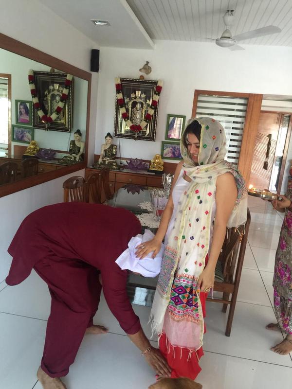 Hansika, Nani, Gutta Jwala celebrate Raksha Bandhan. Hansika Motwani,Hansika,nani,Gutta Jwala,Hansika celebrates Raksha Bandhan,Nani celebrates Raksha Bandhan,Gutta Jwala celebrates Raksha Bandhan,Raksha Bandhan,Raksha Bandhan 2015,Raksha Bandhan celebration,Raksha Bandhan celebration pics,Raksha Bandhan ce