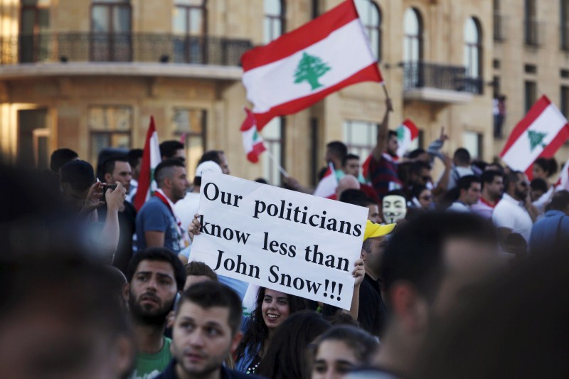 Thousands of protesters waving Lebanese flags and chanting Lebanon protests in Beirut,Lebanon,anti-government protests in Beirut,protests in Beirut,Beirut,Lebanese,protests,Lebanese national flags,Lebanese Pop star Myriam Klink,Pop star Myriam Klink,Myriam Klink
