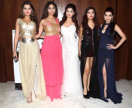 Photos of Calendar Girls grace the launch of Martini Queen in Mumbai.