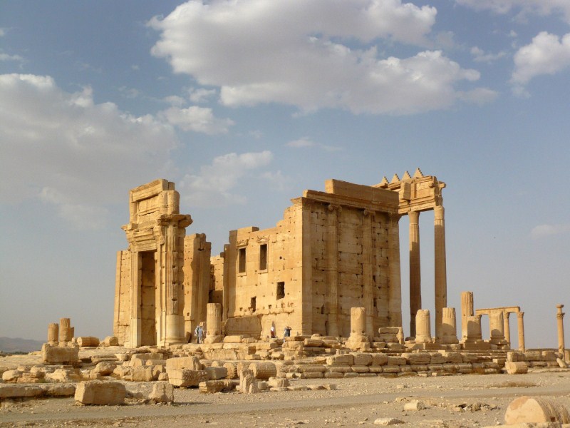 The hardline Islamic State group has destroyed part of an ancient temple in Syria's Palmyra city. ISIS,Syria Palmyra Ruins,Islamic State,Palmyra city,Islamic State Blows Up Temple of Bel,ancient temple,ancient temple in Syria