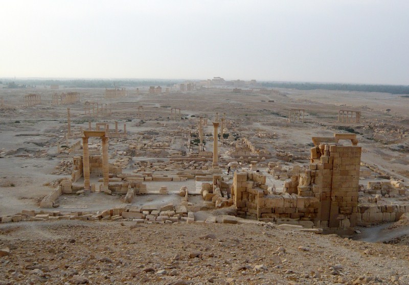 The hardline Islamic State group has destroyed part of an ancient temple in Syria's Palmyra city. ISIS,Syria Palmyra Ruins,Islamic State,Palmyra city,Islamic State Blows Up Temple of Bel,ancient temple,ancient temple in Syria