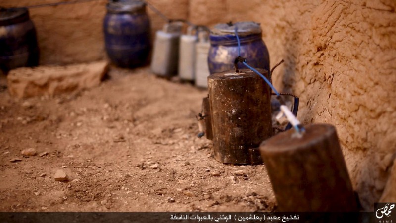 The hardline Islamic State group has destroyed part of an ancient temple in Syria's Palmyra city. ISIS,Syria Palmyra Ruins,Islamic State,Palmyra city,Islamic State Blows Up Temple of Bel,ancient temple,ancient temple in Syria