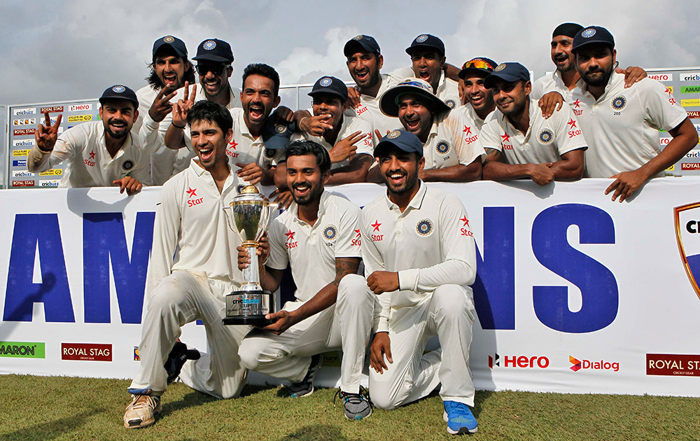 Virat Kohli Captains India to Historic Series Win against Sri Lanka Virat Kohli,team india,India vs Sri Lanka,India vs Sri Lanka Test Series,India vs Sri Lanka 2015,India vs Sri Lanka 3rd Test,India to Historic Series Win