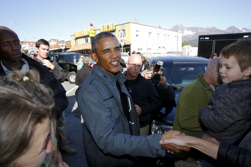 President Barack Obama became the first sitting U.S. president to visit a community north of the Arctic Circle, a trek the White House hopes will bring into focus how climate change is affecting Americans. Obama,President Obama in Alaska,Obama in Alaska,US President Barack Obama,US President,Obama latest pics,Obama latest images,Obama latest photos,Obama latest stills,Obama latest pictures