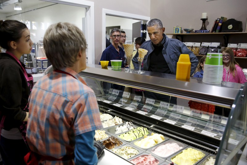President Barack Obama became the first sitting U.S. president to visit a community north of the Arctic Circle, a trek the White House hopes will bring into focus how climate change is affecting Americans. Obama,President Obama in Alaska,Obama in Alaska,US President Barack Obama,US President,Obama latest pics,Obama latest images,Obama latest photos,Obama latest stills,Obama latest pictures