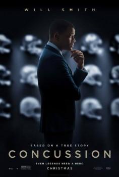 Hollywood Actor Will Smith's Concussion Movie Poster.