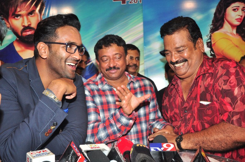 Ram Gopal Varma, Lakshmi Manchu at Manchu Manoj's Dynamate movie ...