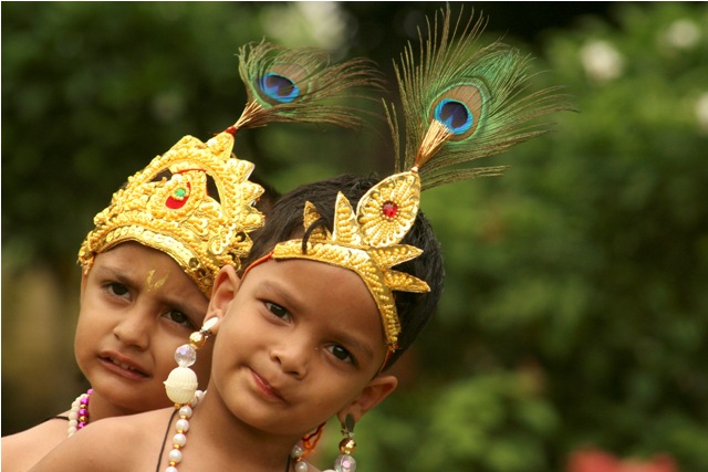 Krishna Janmashtami is celebrated on 5 Spetember. Krishna Janmashtami,Krishna Janmashtami 2015,kids as lord krishna,lord krishna,lord krishna fancy dress,sri krishna jayanthi