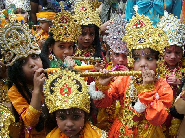Krishna Janmashtami is celebrated on 5 Spetember. Krishna Janmashtami,Krishna Janmashtami 2015,kids as lord krishna,lord krishna,lord krishna fancy dress,sri krishna jayanthi