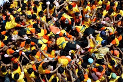 Dahi Handi or Uriyadi is an Indian festival celebrated during the month of Shravan.