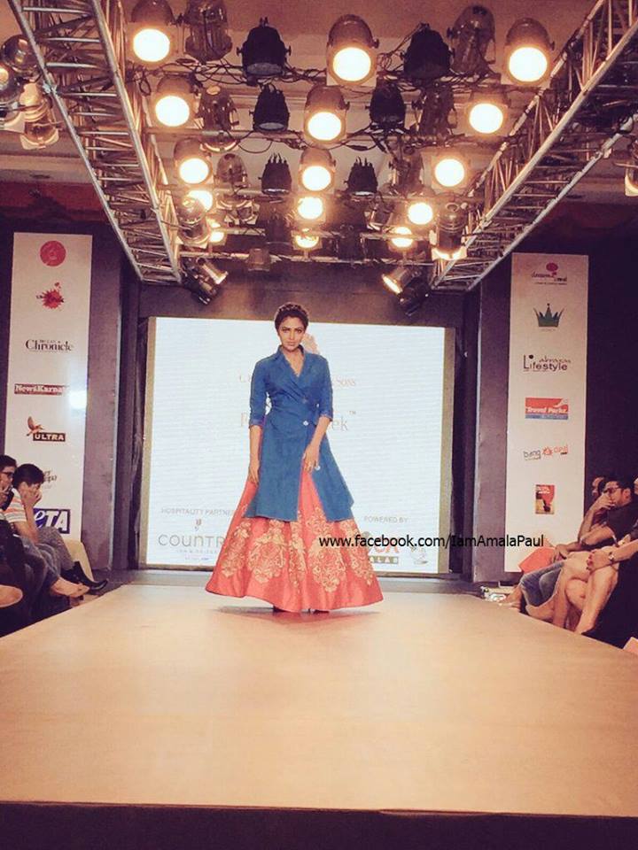 Amala Paul Walks ?Mysore Fashion Week? Ramp. Amala paul,amala paul ramp walk,amala paul fashion show