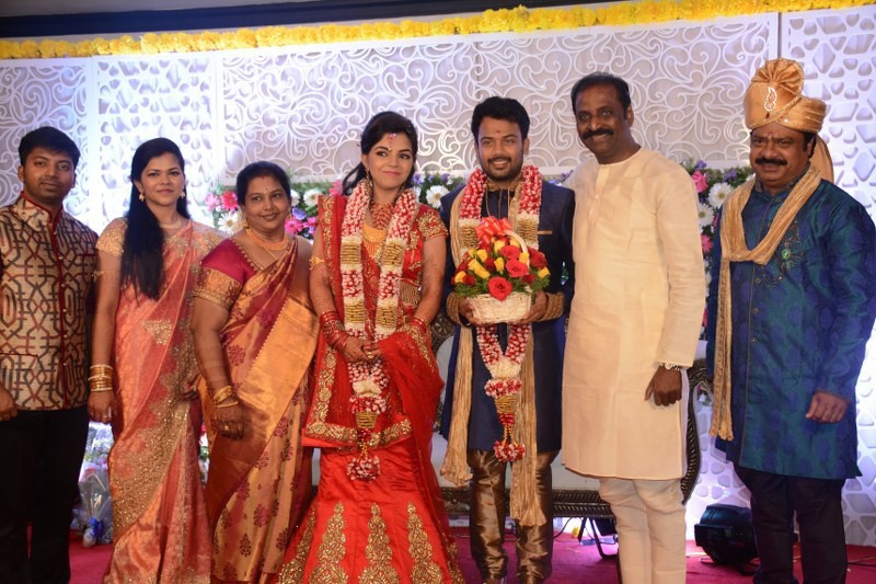 South Indian Actor Vijay Sethupathi, Arya, Shanthanu Bhagyaraj at Pandiarajan son Prithiviraj Engagement. Vijay Sethupathi,Arya,Shanthanu Bhagyaraj,Pandiarajan son Prithiviraj Wedding Reception,Prithiviraj Wedding Reception,Prithiviraj Wedding,Prithiviraj marriage,Pandiarajan,actor Pandiarajan,Prithvi Rajan