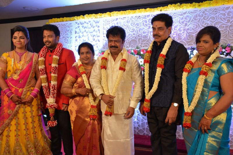 South Indian Actor Vijay Sethupathi, Arya, Shanthanu Bhagyaraj at Pandiarajan son Prithiviraj Engagement. Vijay Sethupathi,Arya,Shanthanu Bhagyaraj,Pandiarajan son Prithiviraj Wedding Reception,Prithiviraj Wedding Reception,Prithiviraj Wedding,Prithiviraj marriage,Pandiarajan,actor Pandiarajan,Prithvi Rajan