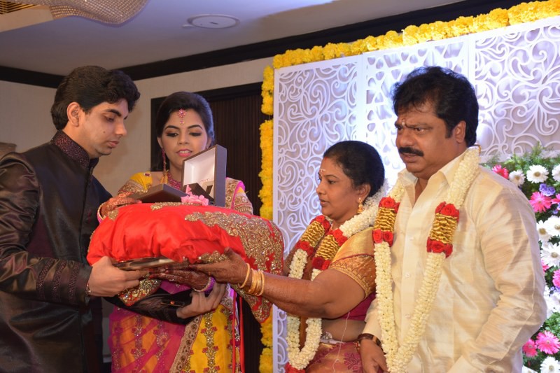South Indian Actor Vijay Sethupathi, Arya, Shanthanu Bhagyaraj at Pandiarajan son Prithiviraj Engagement. Vijay Sethupathi,Arya,Shanthanu Bhagyaraj,Pandiarajan son Prithiviraj Wedding Reception,Prithiviraj Wedding Reception,Prithiviraj Wedding,Prithiviraj marriage,Pandiarajan,actor Pandiarajan,Prithvi Rajan