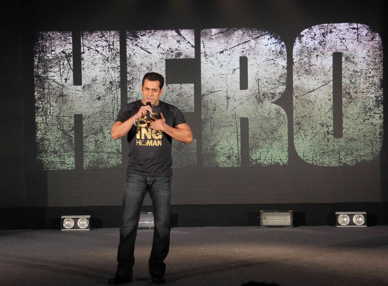 Photos of Salman Khan, Sooraj Pancholi and Athiya Shetty at Hero Music Launch. Salman Khan,Sooraj Pancholi,Athiya Shetty,Hero Music Launch,Hero Audio Launch,Hero,Hero Music,Hero Audio