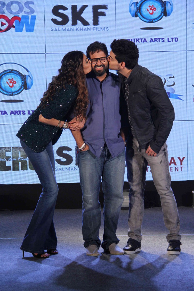 Photos of Salman Khan, Sooraj Pancholi and Athiya Shetty at Hero Music Launch. Salman Khan,Sooraj Pancholi,Athiya Shetty,Hero Music Launch,Hero Audio Launch,Hero,Hero Music,Hero Audio