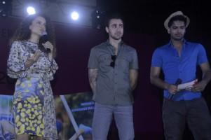 Imran khan,Kangana Ranaut,Imran and Kangana,Katti Batti,Katti Batti movie promotion,Katti Batti movie promotion at Sophia Collage Fest,Sophia Collage Fest,bollywood movie Katti Batti